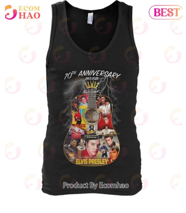 70th Anniversary 1953 – 2023 The Number One Hits Collection Elvis Presley T-Shirt