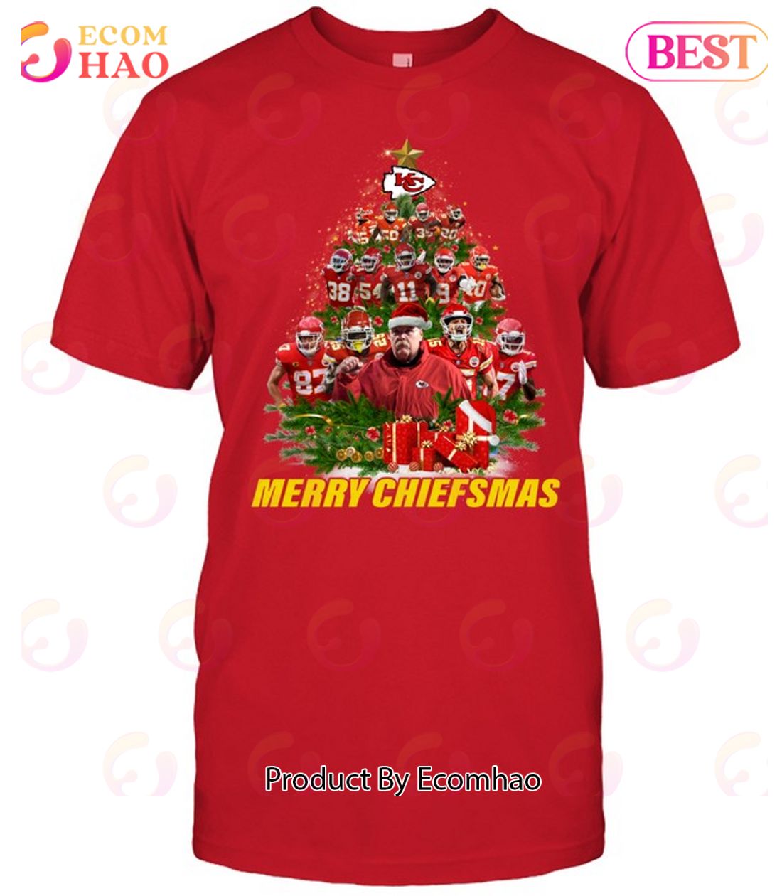 Kansas City Chiefs Marry Chiefsmas Unisex T-Shirt