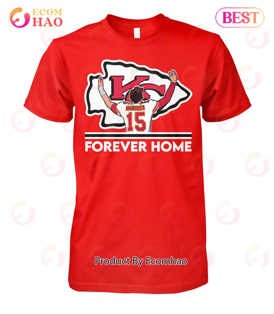 Kansas City Chiefs Patrick Mahomes Forver Home Unisex T-Shirt