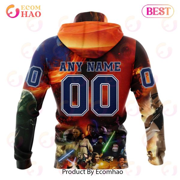 NHL Edmonton Oilers Specialized Design X Star War 3D Hoodie