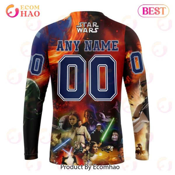 NHL Edmonton Oilers Specialized Design X Star War 3D Hoodie