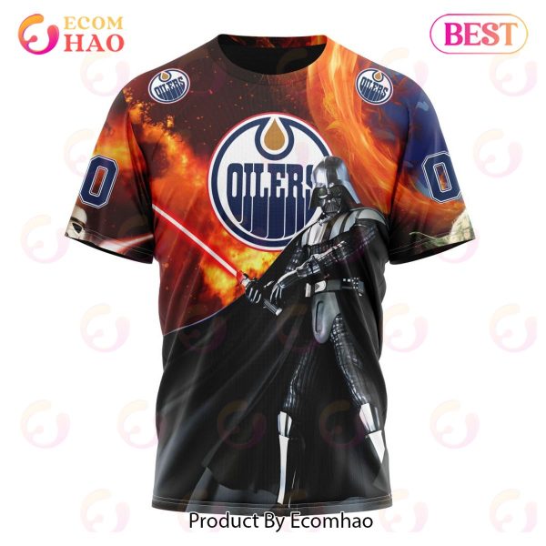 NHL Edmonton Oilers Specialized Design X Star War 3D Hoodie