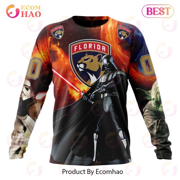 NHL Florida Panthers Specialized Design X Star War 3D Hoodie