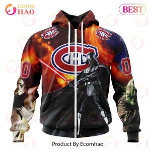 NHL Montreal Canadiens Specialized Design X Star War 3D Hoodie