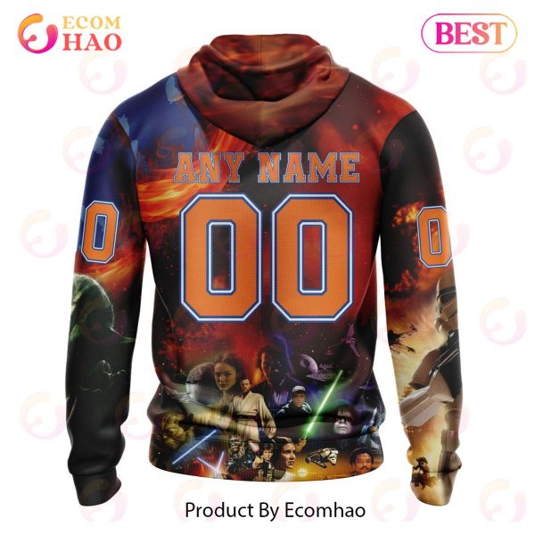 NHL New York Islanders Specialized Design X Star War 3D Hoodie