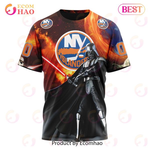 NHL New York Islanders Specialized Design X Star War 3D Hoodie