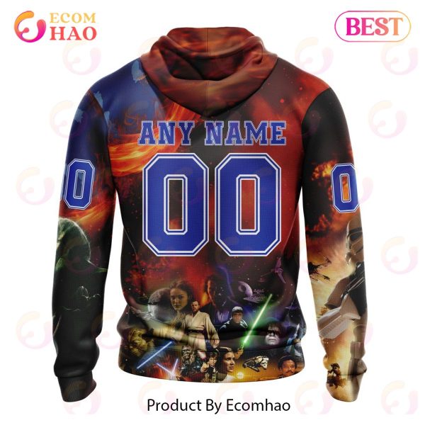 NHL New York Rangers Specialized Design X Star War 3D Hoodie