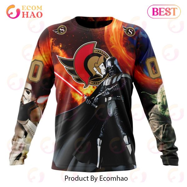 NHL Ottawa Senators Specialized Design X Star War 3D Hoodie