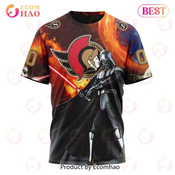 NHL Ottawa Senators Specialized Design X Star War 3D Hoodie