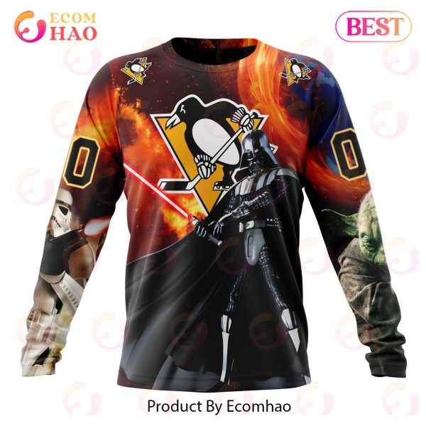 NHL Pittsburgh Penguins Specialized Design X Star War 3D Hoodie