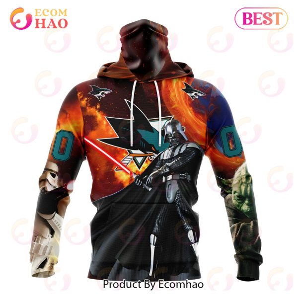 NHL San Jose Sharks Specialized Design X Star War 3D Hoodie