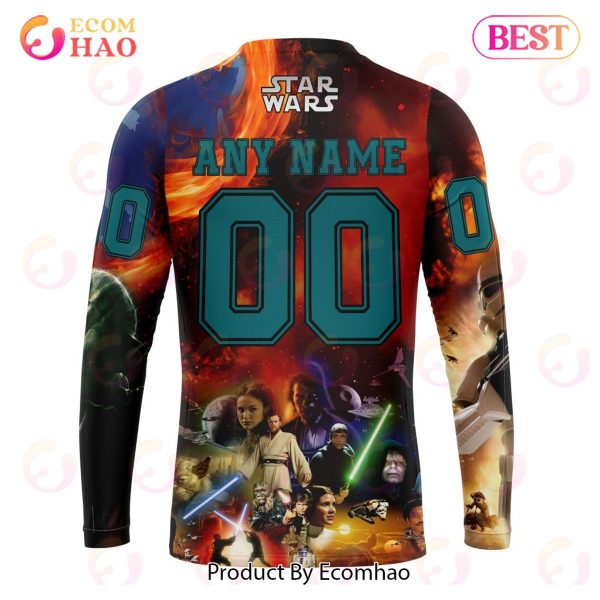 NHL San Jose Sharks Specialized Design X Star War 3D Hoodie