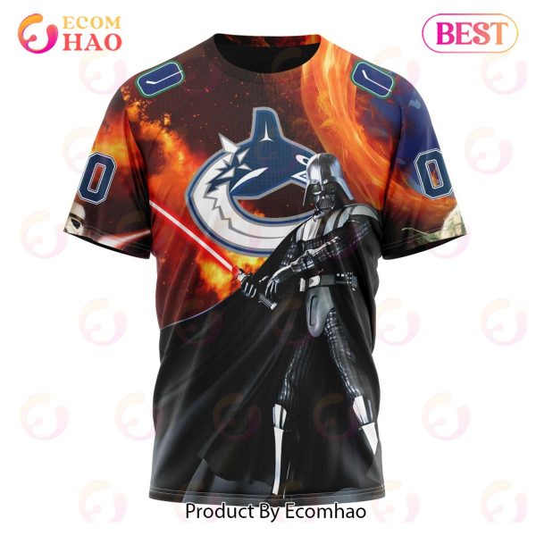 NHL Vancouver Canucks Specialized Design X Star War 3D Hoodie