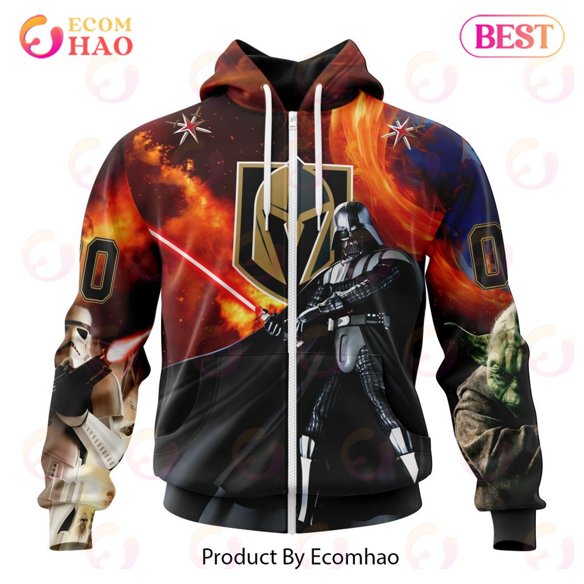 NHL Vegas Golden Knights Specialized Design X Star War 3D Hoodie