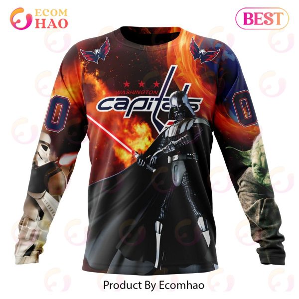 NHL Washington Capitals Specialized Design X Star War 3D Hoodie