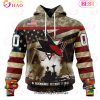 NHL Pittsburgh Penguins Specialized Unisex Kits Remember Pearl Harbor 3D Hoodie