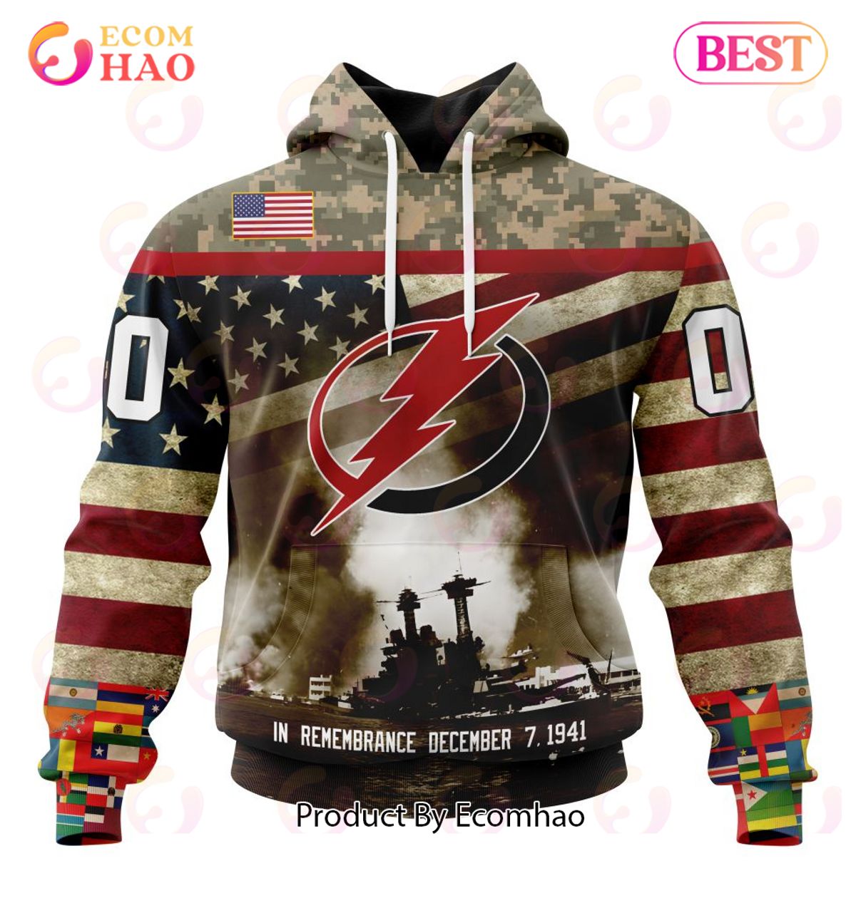 NHL Tampa Bay Lightning Reverse Retro 2223 Style Hoodie 3D