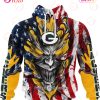 Indianapolis Colts Demon Face American Flag 3D Unisex Hoodie