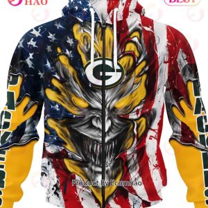 Green Bay Packers Hoodie 3D devil eyes gift for fans - Limotees