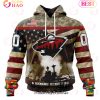 NHL Nashville Predators Specialized Unisex Kits Remember Pearl Harbor 3D Hoodie