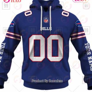 Personalized NFL Buffalo Bills You Laugh I Laugh Jersey Hoodie