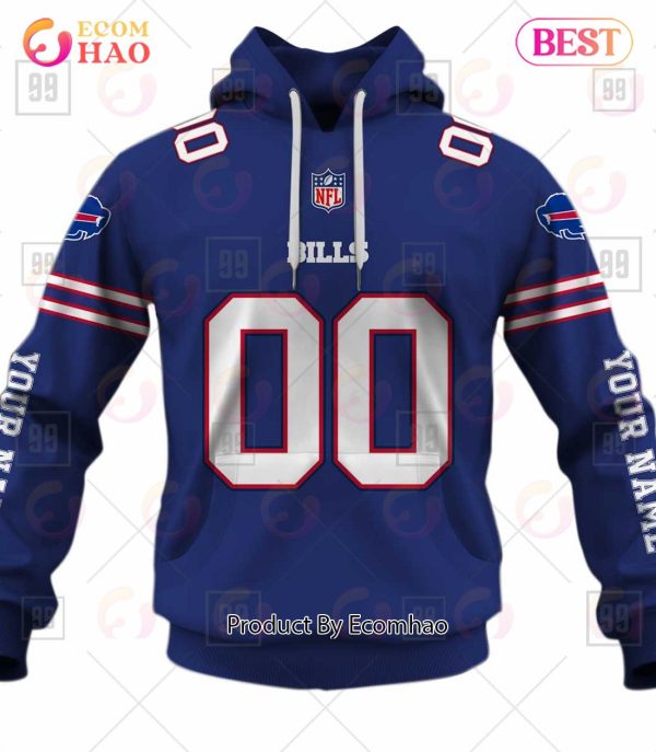 Personalized NFL Buffalo Bills You Laugh I Laugh Jersey 3D Hoodie