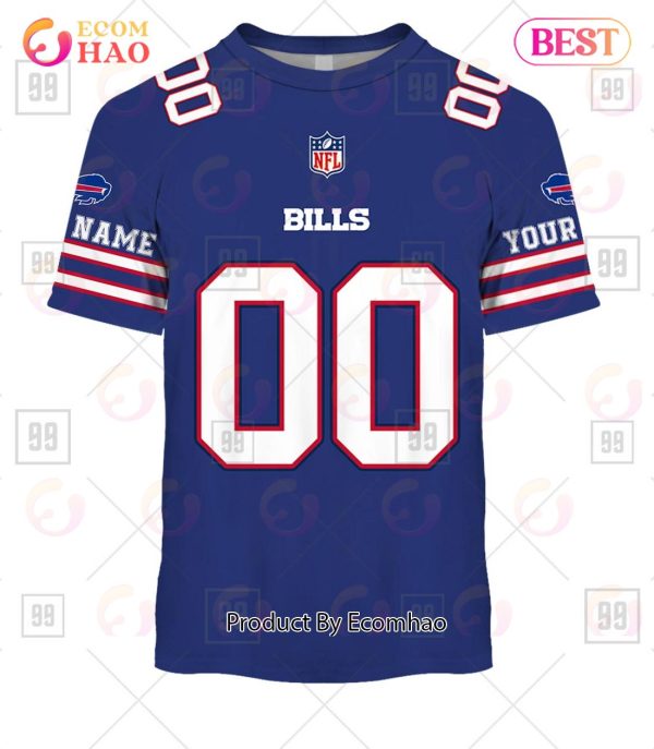 Personalized NFL Buffalo Bills You Laugh I Laugh Jersey 3D Hoodie