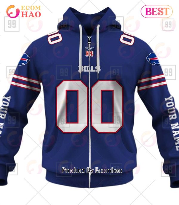 Personalized NFL Buffalo Bills You Laugh I Laugh Jersey 3D Hoodie