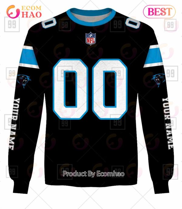 Personalized NFL Carolina Panthers You Laugh I Laugh Jersey 3D Hoodie