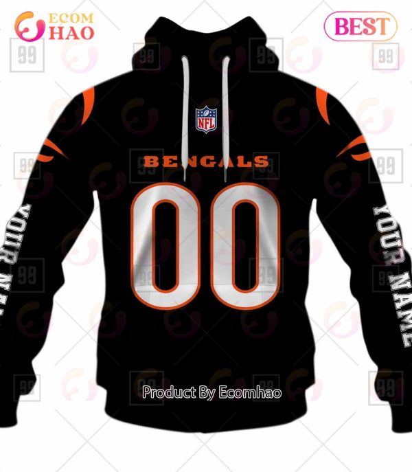 Personalized NFL Cincinnati Bengals You Laugh I Laugh Jersey 3D Hoodie
