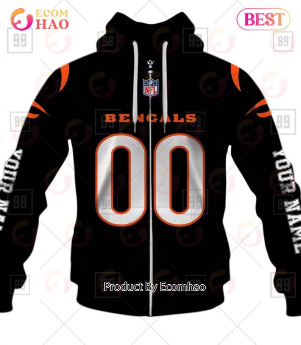Personalized NFL Cincinnati Bengals You Laugh I Laugh Jersey 3D Hoodie