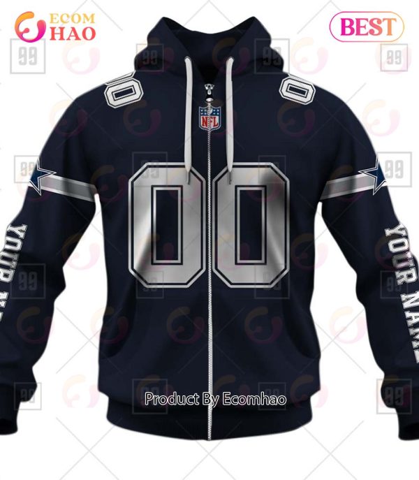 BEST NFL Dallas Cowboysls, Specialized Design I Pink I Can! IN OCTOBER WE  WEAR PINK BREAST CANCER 3D Hoodie