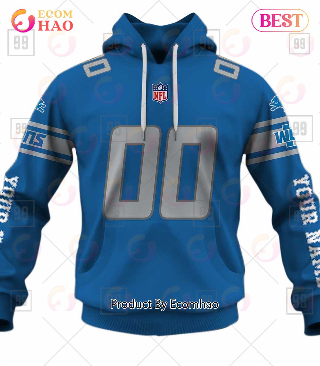 Personalized 1983 Detroit Lions 50th Anniversary Vintage, 41% OFF