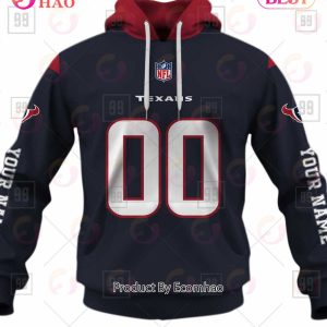 Personalized NFL Houston Texans You Laugh I Laugh Jersey 3D Hoodie