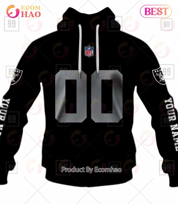 Personalized NFL Las Vegas Raiders You Laugh I Laugh Jersey 3D Hoodie