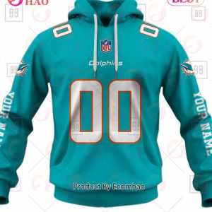 Personalized NFL Miami Dolphins You Laugh I Laugh Jersey 3D Hoodie