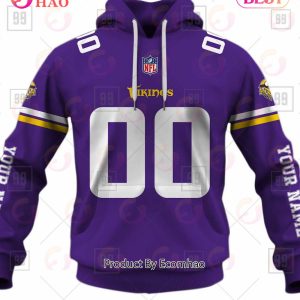 Personalized NFL Minnesota Vikings You Laugh I Laugh Jersey 3D Hoodie