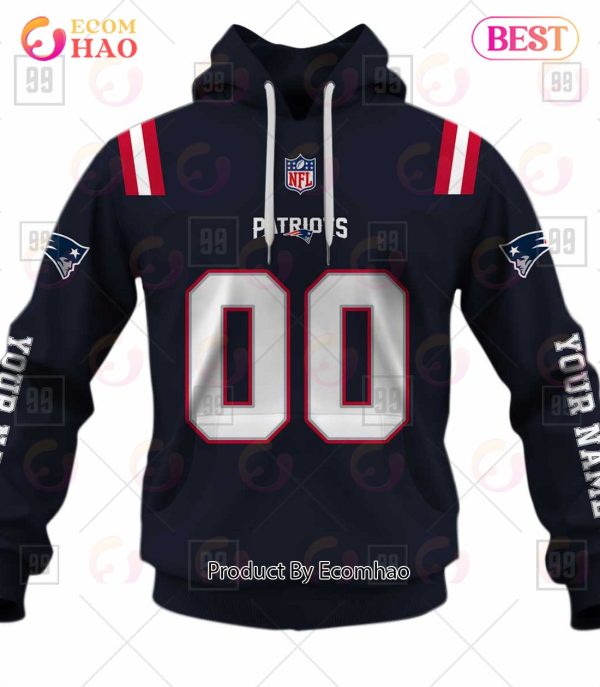 Personalized NFL New England Patriots You Laugh I Laugh Jersey 3D Hoodie