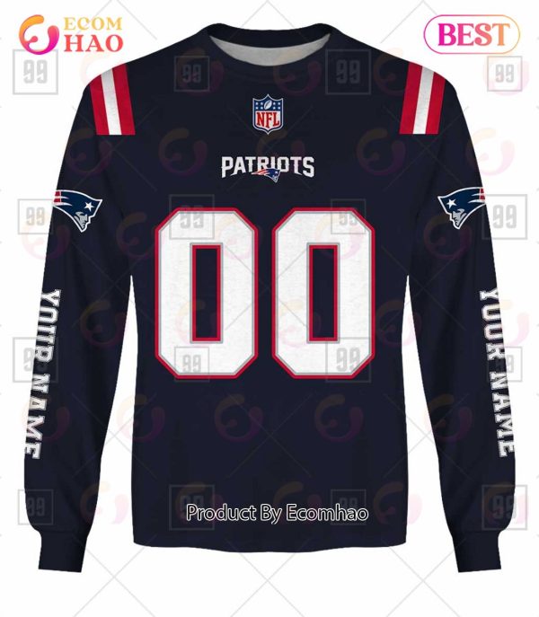Personalized NFL New England Patriots You Laugh I Laugh Jersey 3D Hoodie