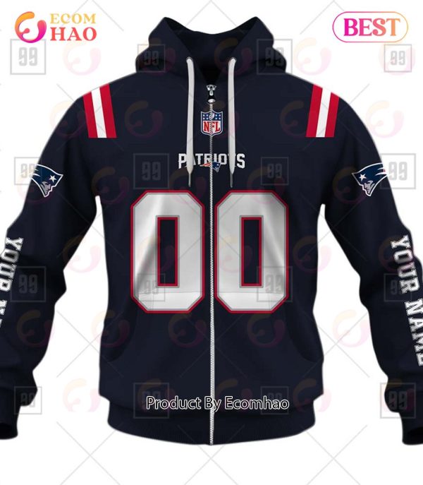 Personalized NFL New England Patriots You Laugh I Laugh Jersey 3D Hoodie