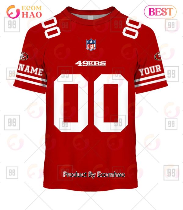 Personalized NFL San Francisco 49ers You Laugh I Laugh Jersey 3D Hoodie