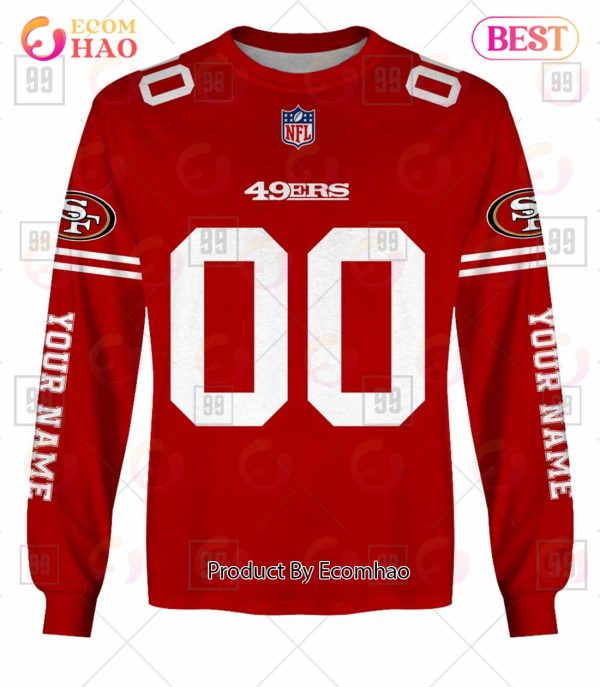 Personalized NFL San Francisco 49ers You Laugh I Laugh Jersey 3D Hoodie