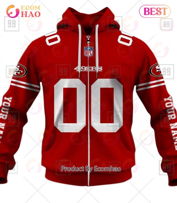 Personalized NFL San Francisco 49ers You Laugh I Laugh Jersey 3D Hoodie