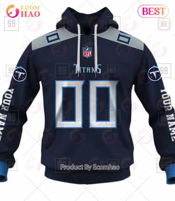 Personalized NFL Tennessee Titans You Laugh I Laugh Jersey 3D Hoodie