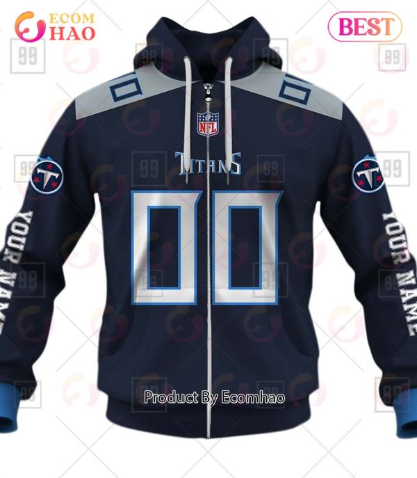 Personalized NFL Tennessee Titans You Laugh I Laugh Jersey 3D Hoodie