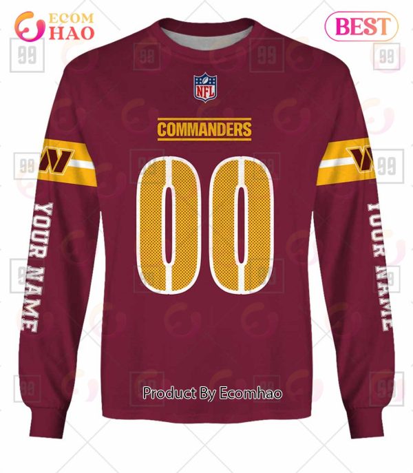 Washington Commanders NFL 3D Personalized Baseball Jersey TMPHBB1220932