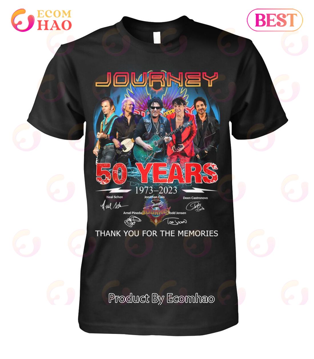 Red Hot Chili Peppers 40 Years Of 1983 – 2023 Thank You For The Memories T-Shirt