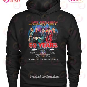 Journey 50 Years Of 1973 – 2023 Thank You For The Memories T-Shirt