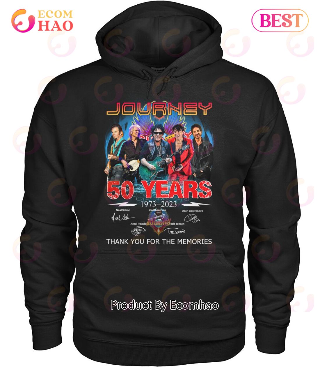 Journey 50 Years Of 1973 – 2023 Thank You For The Memories T-Shirt