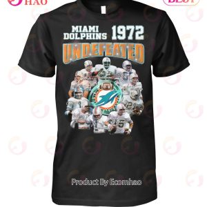 Miami Dolphins 1972 Undefeated Signature T-Shirt